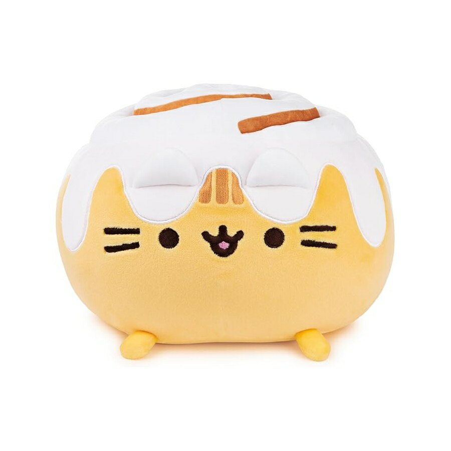 樂天商城 - ガンド プシーン シナモンロール Pusheen ぬいぐるみ Squisheen 猫のぬいぐるみ 12 インチ GUND Pusheen Catf? Cinnamon Roll Pusheen Plush Squisheen Cat Stuffed Animal, 12”