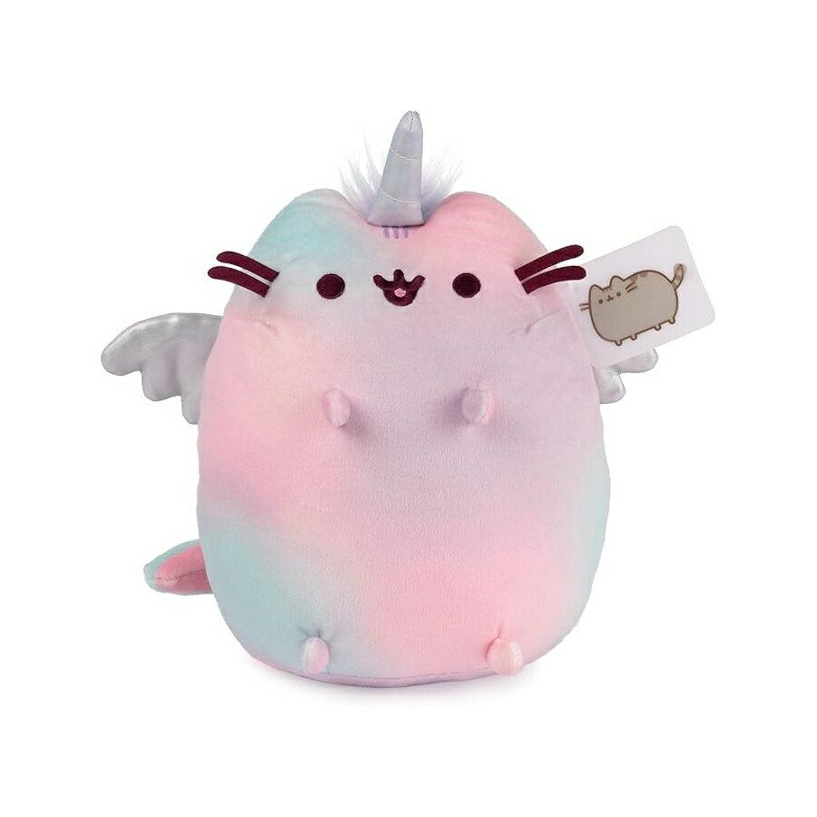 ガンド プシーン ぬいぐるみ 猫のぬいぐるみ 対象年齢8歳以上 ピンク/ブルー/パープル 9.5インチ GUND Pusheen Magic Swirl Pusheenicorn Plush Cat Stuffed Animal for Ages 8 and Up, Pink/Blue/Purple, 9.5”