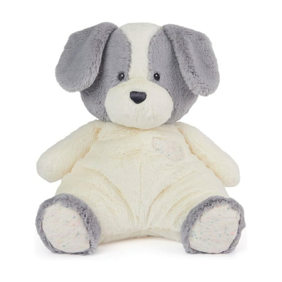 樂天商城 - ガンド ベビー イヌ 犬 赤ちゃん 幼児 大型犬 ぬいぐるみ グレー/ホワイト 12.5インチ GUND Baby Oh So Snuggly Puppy, Large Stuffed Animal Dog for Babies and Infants, Grey/White, 12.5”