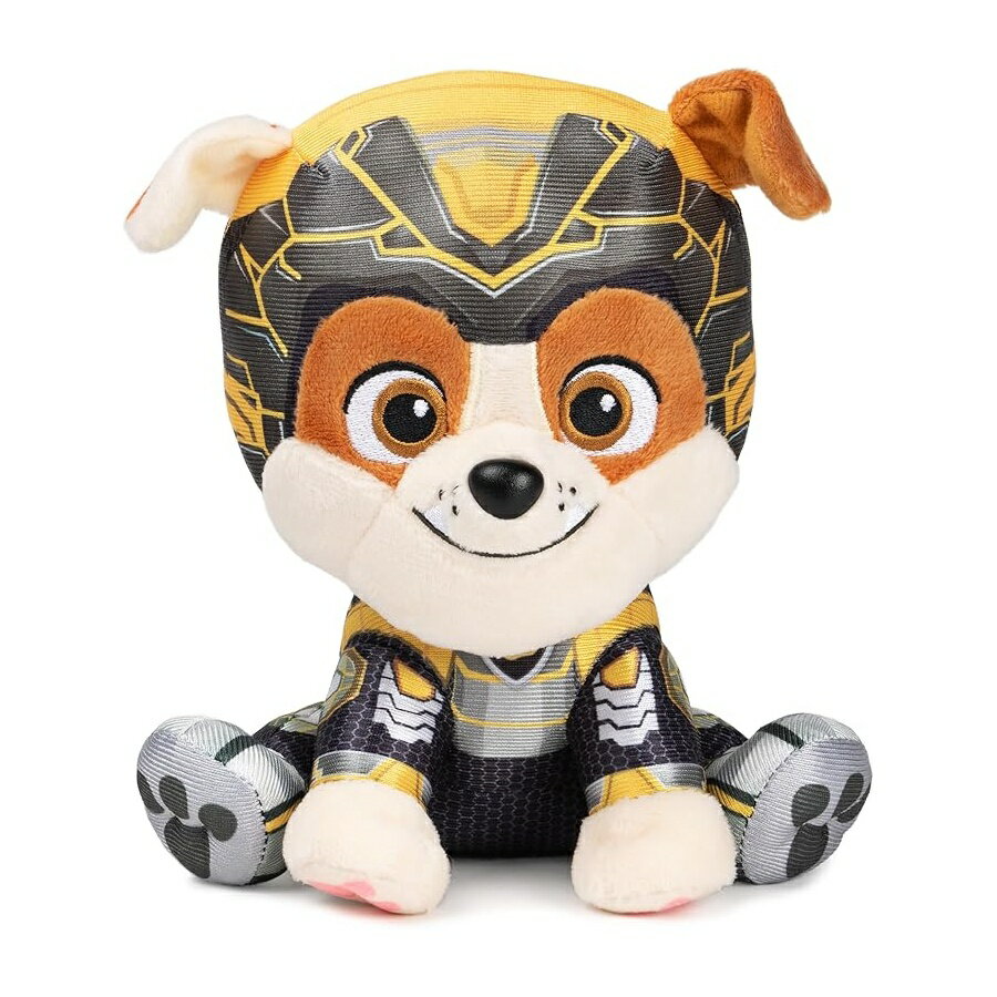 Rakuten - ガンド パウパトロール ザ・マイティ・ムービー ラブル ぬいぐるみ 対象年齢 1 歳以上 15.24cm Paw Patrol GUND The Mighty Movie Rubble Stuffed Animal, Plush Toy for Ages 1 and Up, 15.24cm