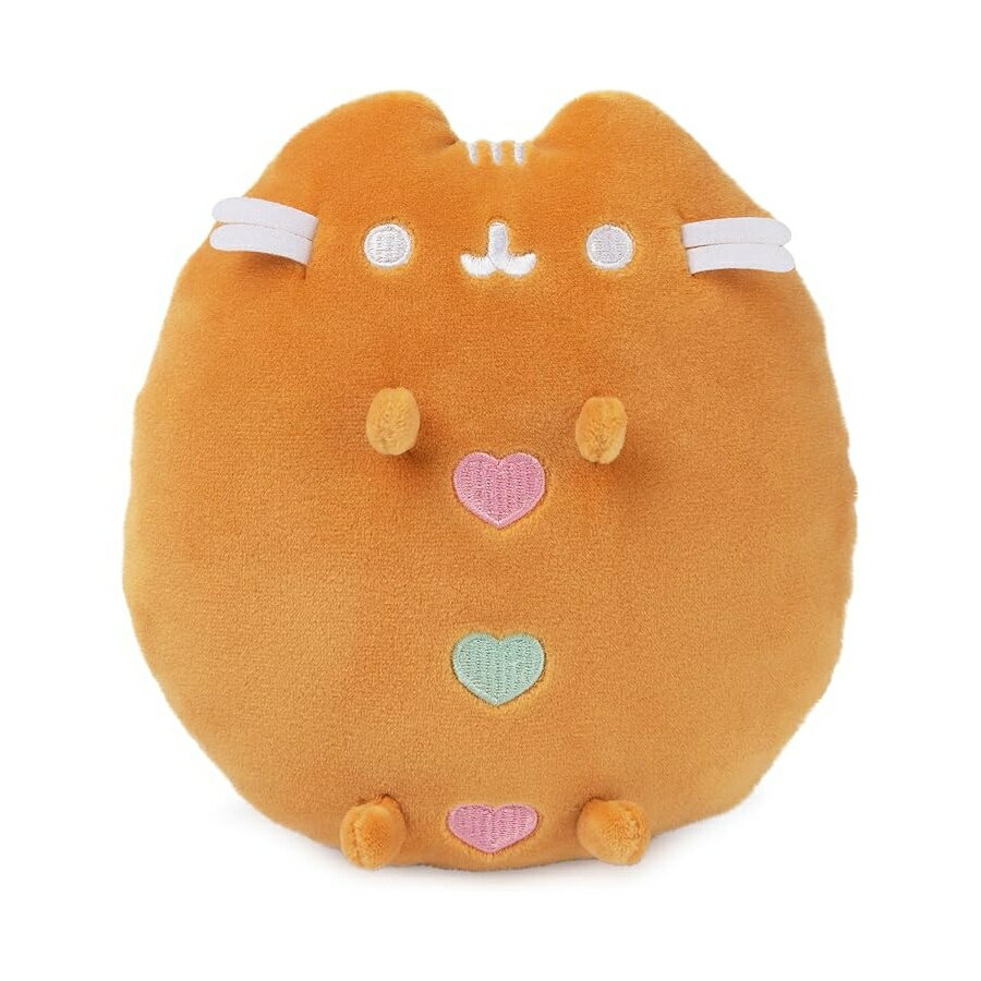 ガンド プシーン ジンジャーブレッド スクシーン ぬいぐるみ 対象年齢 8歳以上 ブラウン/ホワイト 6インチ GUND Pusheen Gingerbread Squisheen, Stuffed Animal for Ages 8 and Up, Brown/White, 6”