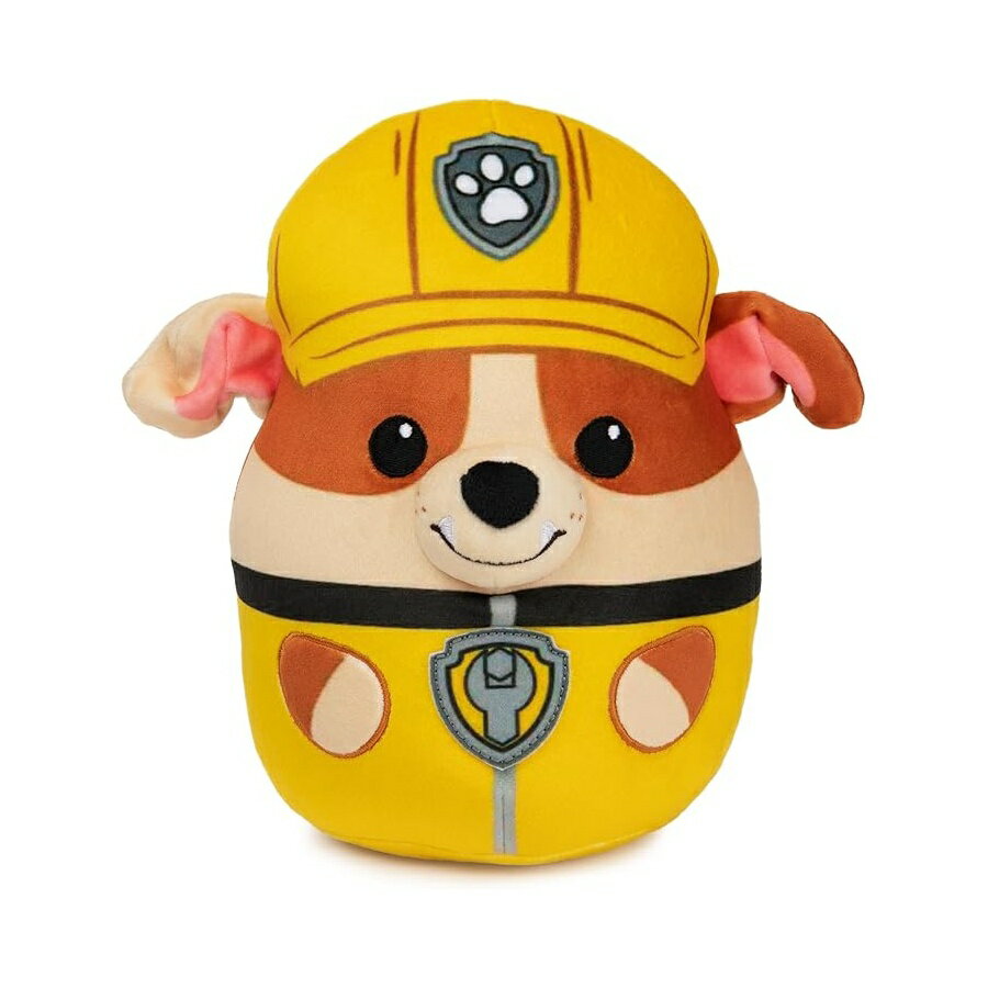 ガンド パウパトロール ラブル 公式おもちゃ スクイーズぬいぐるみ 対象年齢1歳以上 8インチ PAW Patrol Rubble Squish Plush, Official Toy from The Hit Cartoon, Squishy Stuffed Animal for Ages 1 and Up, 8”