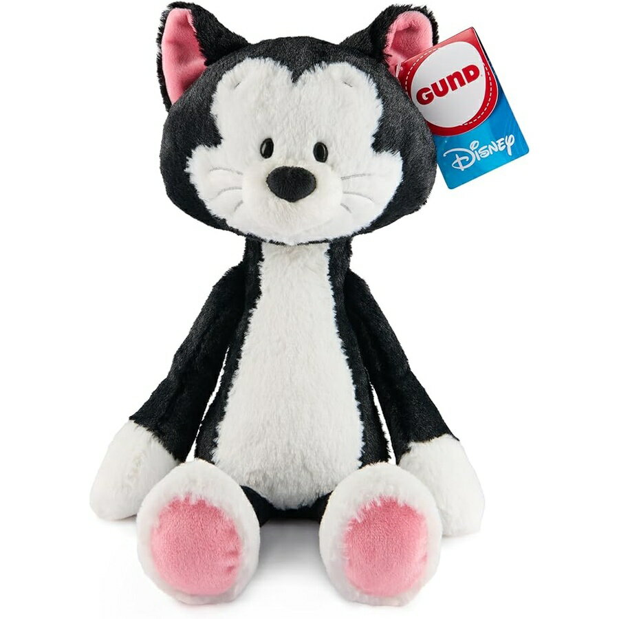 ガンド ディズ??ニー公式フィガロ ぬいぐるみ ピノキオ ミッキーと仲間たちの猫のぬいぐるみ 対象年齢 1 歳以上 ブラック 15 インチ GUND Disney Official Figaro Toothpick Plush, Pinocchio, Mickey and Friends Cat Stuffed Animal for Ages 1 and Up,