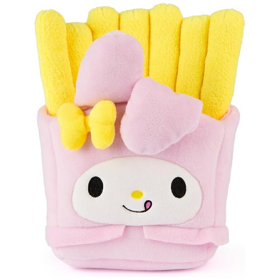 Rakuten - ガンド サンリオ公式 ハローキティとフレンズ マイメロディー フライドポテト ぬいぐるみ ぬいぐるみ 対象年齢 1 歳以上 ピンク/イエロー 8インチ GUND Sanrio Official Hello Kitty and Friends My Melody French Fries Plush, Collectible Plush Toy, Stuffed