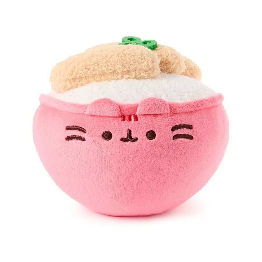ガンド プシーン 弁当カツ丼ぬいぐるみ スクイーズおもちゃ コレクターぬいぐるみ 食べ物ぬいぐるみ 対象年齢 8 歳以上 ピンク 6 インチ GUND Pusheen Bento Katsu Rice Bowl Plush, Squishy Toy, Collectible Plush Toy, Food Plushies, Stuffed Animal for