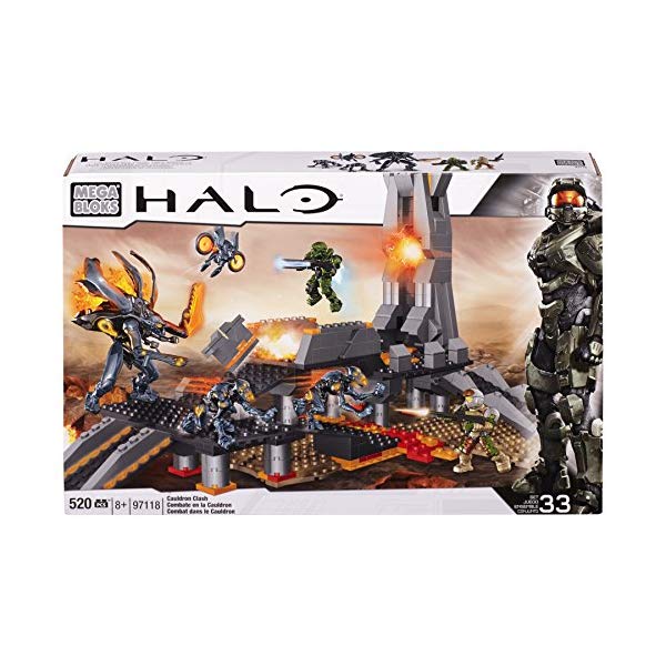 メガブロック ヘイロー Mega Bloks Halo Cauldron Clash メーカー Mega Bloks 商品名 Mega Bloks Halo Cauldron Clash パッケージサイズ(cm) 45.7 × 6.4 × 29.2 重量(g) 1021 詳細 ・Buildable multi-player map based on the Halo 4 level "Requiem" ・Buildable promethean knight; promethean watcher and promethean crawler ・UNSC troopers: Spartan in Soldier armor, Marine ・Includes accessories and weapons: backpack, rail gun, designated marksman rifle ・Combine the Cauldron with other Battles capes and sets to create your own epic Halo maps ■海外より直輸入品となりますので、外箱に小傷・破れ等がある場合がございます。 　本体には影響ございませんので、予めご容赦ください。 ■携帯からの注文の際【納期目安】が表示されない場合もございます。 　納期の表示が確認出来ない商品に関しましては、お手数ですが、PCページより【納期目安】の確認をお願いします。 　また、携帯からのご注文のお客様は携帯電話の受信設定（フィルター）を必ずご確認下さいますようお願いいたします。メガブロック ヘイロー Mega Bloks Halo Cauldron Clash