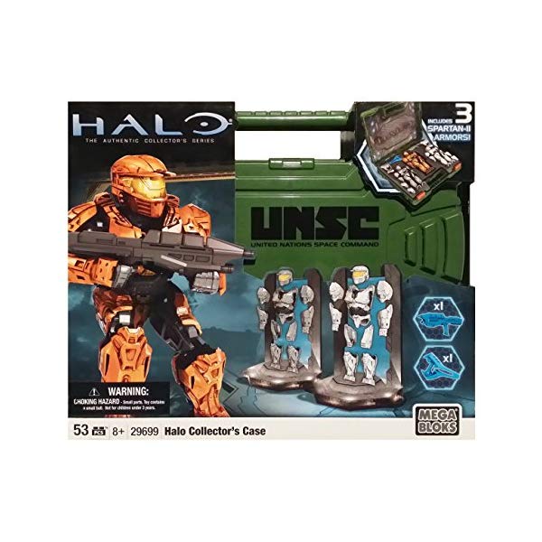 メガブロック ヘイロー Mega Bloks Halo Spartan Armor Action Figure Collector's Case (Green Case)