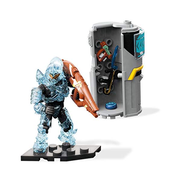 メガブロック メガコンストラックス ヘイロー Mega Construx Halo Req Station Blue Building Set