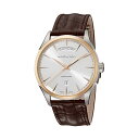ハミルトン 腕時計 ウォッチ Hamilton H42525551 ジャズマスター オートマチック 自動巻き メンズ 男性用 Hamilton Men's Jazzmaster Gold Swiss-Automatic Watch with Leather Calfskin Strap, Brown, 22 (Model: H42525551)