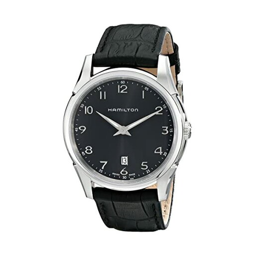 ハミルトン 腕時計 ウォッチ Hamilton H38511733 ジャズマスター メンズ 男性用 Hamilton Men's H38511733 "Jazzmaster" Stainless Steel Watch with Black Leather Band ハミルトン 腕時計 ウォッチ Hamilton H38511733 ジャズマスター メンズ 男性用 Hamilton Men's H38511733 "Jazzmaster" Stainless Steel Watch with Black Leather Band