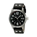 n~g rv EHb` Hamilton H70615733 J[L Y jp Hamilton Men's H70615733 Khaki Officer Black Dial Watch