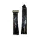 ハミルトン 腕時計 ウォッチ Hamilton 純正バンド 交換バンド 替えバンド 交換ベルト Authentic Hamilton Railroad Black Leather Watch Band Strap for Case-Back Numbers: H325960, H325961, H327550, H405150, H406550, H406560