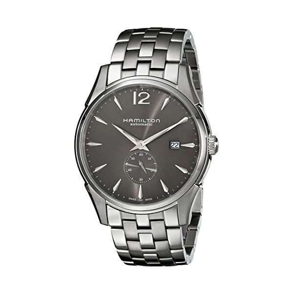 Lorna - ハミルトン 腕時計 ウォッチ Hamilton H38655185 ジャズマスター メンズ 男性用 Hamilton Men's H38655185 Jazzmaster Charcoal Black Dial Watch