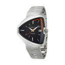 ハミルトン 腕時計 ウォッチ Hamilton H24551131 ベンチュラ メンズ 男性用 Hamilton Ventura Elvis80 Black Dial Stainless Steel Mens Watch H24551131