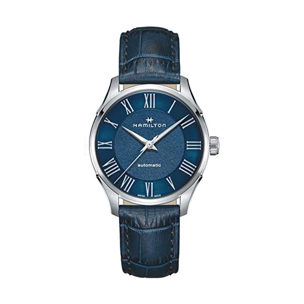 ハミルトン 腕時計 ウォッチ Hamilton H42535640 ジャズマスター オートマチック 自動巻き メンズ 男性用 Hamilton Jazzmaster Automatic Blue Dial Leather Strap Men's Watch H42535640