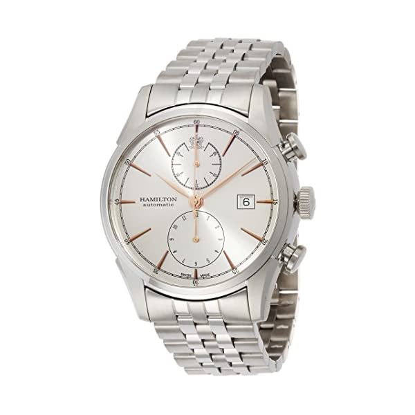 ハミルトン 腕時計 ウォッチ Hamilton H32416181 クラシック オートマチック 自動巻き メンズ 男性用 Hamilton Men's Timeless Classic Swiss-Automatic Watch with Stainless-Steel Strap, Silver, 22 (Model: H32416181)