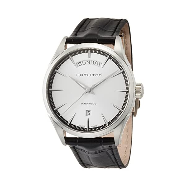 ハミルトン 腕時計 ウォッチ Hamilton H42565751 オートマチック 自動巻き メンズ 男性用 Hamilton Men's H42565751 Automatic Silver Dial Stainless Steel Leather Watch