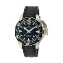 ハミルトン 腕時計 ウォッチ Hamilton H77605335 カーキ ネイビー メンズ 男性用 Hamilton Khaki Navy Frogman Auto Black Silicone Strap Men's Watch H77605335