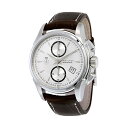 n~g rv EHb` Hamilton H32616553 WY}X^[ Y jp Hamilton Men's H32616553 Jazzmaster Silver-Dial Watch with Brown Band