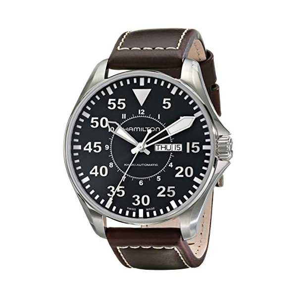 ハミルトン 腕時計 ウォッチ Hamilton H64715535 カーキ パイロット メンズ 男性用 Hamilton Men's H64715535 Khaki Pilot Black Dial Watch