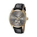 n~g rv EHb` Hamilton H42575783 WY}X^[ I[g}`bN  Y jp Hamilton Men's 'Jazzmaster' Swiss Automatic Gold and Black Leather Casual Watch (Model: H42575783)