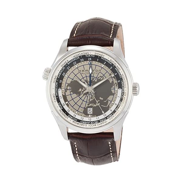 ハミルトン 腕時計 ウォッチ Hamilton H32605581 ジャズマスター メンズ 男性用 Hamilton Jazzmaster GMT Auto Second Time Zone Men’s Watch H32605581