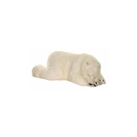 ハンサ フロッピー ポーラーベアー シロクマ 白熊 白くま ホッキョクグマ 子供 ぬいぐるみ Hansa Sleeping Polar Cub Plush, Large