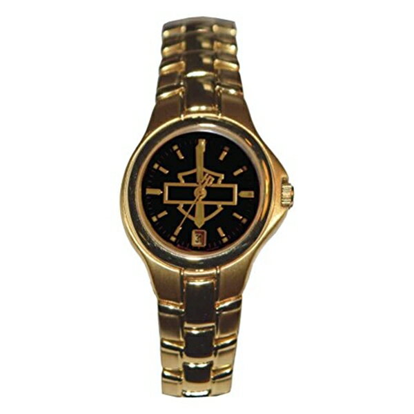 ハーレーダビッドソン Harley-Davidson Harley Davidson 腕時計 時計 Harley-Davidson Women's Bar & Shield Gold Stainless Steel Watch, Gold 77M00