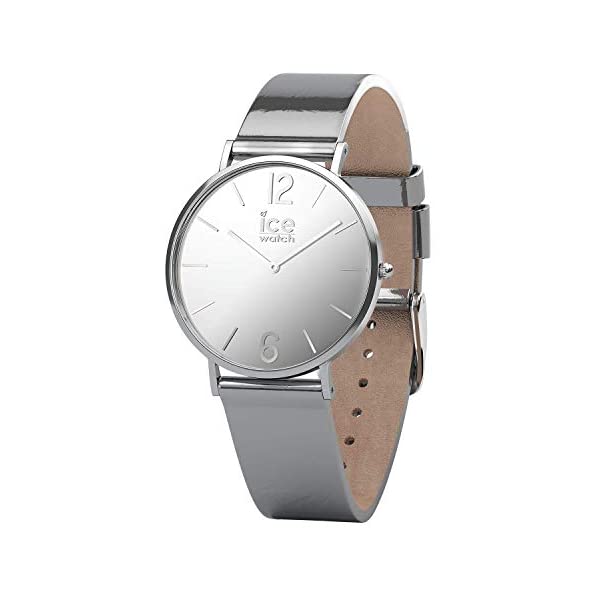 アイスウォッチ 腕時計 IceWatch レディース 女性用 Ice-Watch - City Sparkling - Metal Silver - Women's Wristwatch with Leather Strap - 015083 (Extra Small)