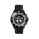 アイスウォッチ 腕時計 IceWatch メンズ 男性用 Ice-Watch - ICE Dune Black - Men's Wristwatch with Silicon Strap - Chrono - 014222 (Extra Large) その1