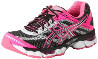 ASICS アシックス レディースランニングシューズ Women's GEL-Cumulus 15 Lite-Show Running Shoe,Black/Onyx/Flash Pink