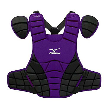 USAミズノ 2012最新仕様 サムライ G3 硬式プロテクター パープル/ブラック Mizuno Samurai G3 15-Inch Chest Protector (Purple/Black)