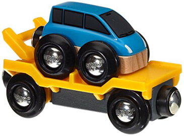 BRIO ブリオ 木製 レール 車 トランスポーター 33577 Car Transporter - Blue