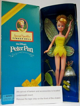 ディズニー フェアリーズ ドール 人形 フィギュア ティンカーベル Avon Exclusive Peter Pan's TINKERBELL DOLL by Mattel 1998