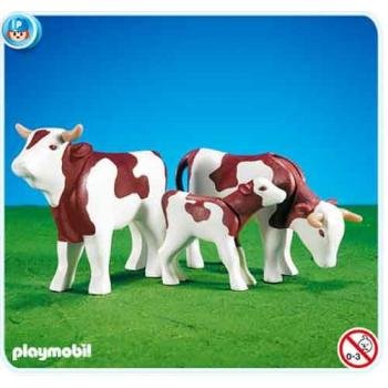 プレイモービル 7079 ジャージー牛の親子 Playmobil 2 Cows and a Calf