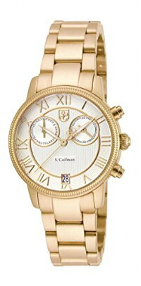 InvictaS.CoifmanChronographChampagneDialGold-toneLadiesWatchSC0332