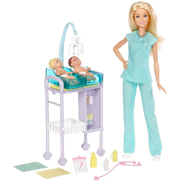 o[r[ Ywl   Yt xr[ Ԃ vCZbg a@  l` h[ tBMA Barbie Careers Baby Doctor Playset