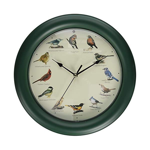 掛け時計 鳥 小鳥 鳴き声 インテリア 10.77インチ Mark Feldstein Original Singing Bird Clock, 10.7-Inch 人気の商品はこちら ■海外より直輸入品となりますので、外箱に小傷・破れ等が...