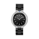 ブローバ ルバイヤート レディース 腕時計 Ladies' Bulova Rubaiyat Diamond Accent Black Ceramic Brace...