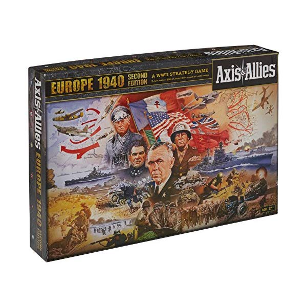 アクシス＆アリーズ　ボードゲーム　海外版　英語表記　Wizards of the Coast Axis and Allies Europe 1940 2nd Edition Board Game