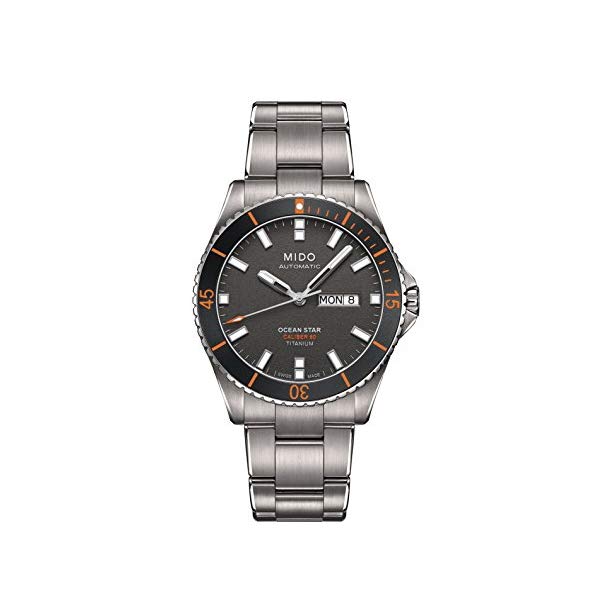 ミドー オーシャンスター メンズ腕時計 Mido Ocean Star Captain V M026.430.44.061.00 Grey / Silver Titanium Analog Automatic Men s Watch