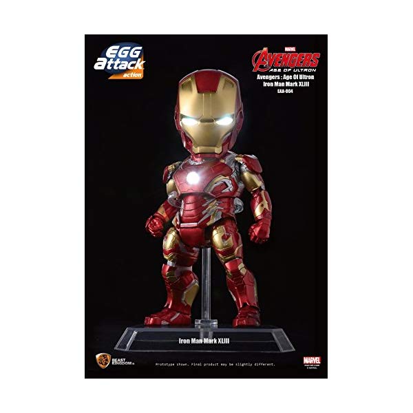 アイアンマン フィギュア 人形 マーベル Beast Kingdom Egg Attack Action Iron Man Mark 43 Avengers Age of Ultron Action Figure Marvel