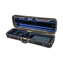 スカイ バイオリン オブロング ケース ヴァイオリン ウッド 湿度計 (ブラック/ブルー) Sky Violin Oblong Case VNCW02 Solid Wood with Hygrometers Black/Blue