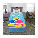 xr[V[N T̉Ƒ T̂ `rU uPbg NbV ^IPbg (117cm~152cm) q LbY ObY Franco Kids Bedding Super Soft Plush Throw, 46h x 60h,1 Baby Shark