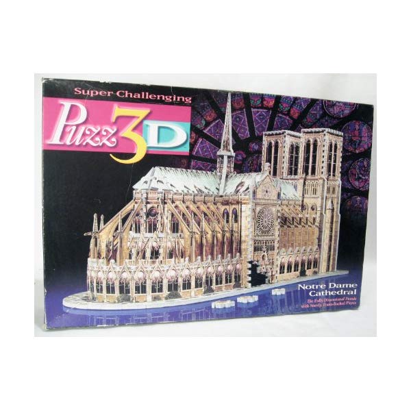 ノートルダム大聖堂 ジグソーパズル Wrebbit Toys　- Puzz 3d 952 pieces Jigsaw Puzzle Notre Dame de Paris Cathedral