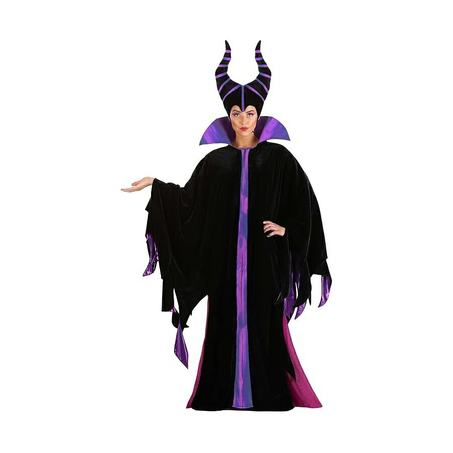 ディズニー 大人用 クラシック マレフィセント コスチューム レディース 眠れる森の美女 ブラック  ...