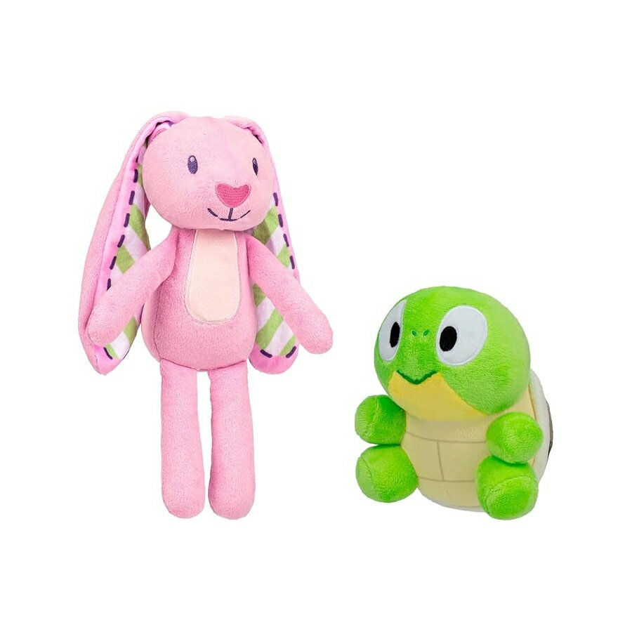 Bluey Friends 子供用ぬいぐるみ 2 パック、フロッピーとタートルボーイのテレビ番組ぬいぐるみ、かわいいプレイタイムの幼児用ぬいぐるみ、Bluey ギフト 対象年齢 3 歳以上 Bluey Friends 2-Pack Plush Stuffed Animals for Kids, Floppy and Turtleboy TV Show Plushies,