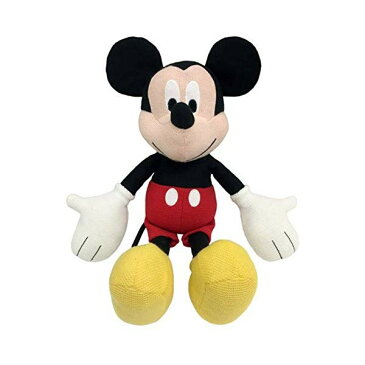 ミッキーマウス ディズニー ぬいぐるみ クッション ピロー まくら 抱き枕 グッズ おもちゃ Jay Franco Disney Mickey Mouse Classics Knit Plush Stuffed Pillow Buddy Knit Super Soft Polyester Microfiber, 20 inch (Official Disney Product)