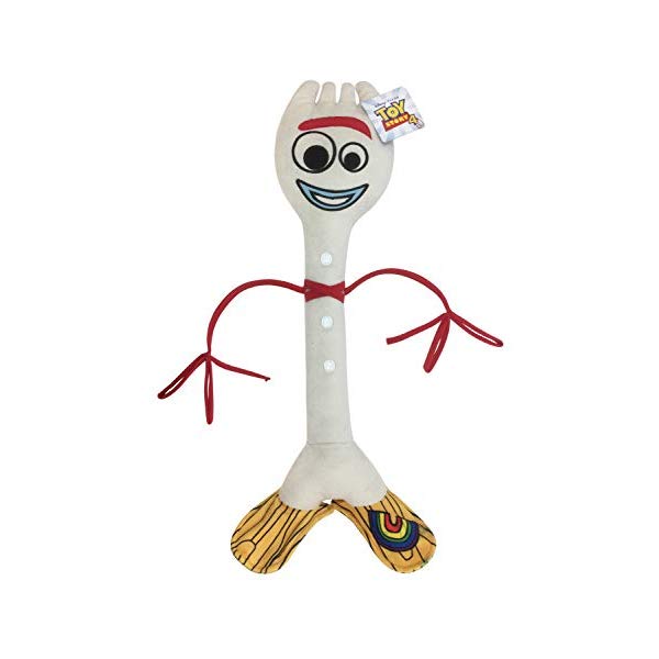 トイストーリー4 フォーキー ぬいぐるみ クッション ピロー まくら 抱き枕 グッズ おもちゃ Jay Franco Disney Toy Story Forky Large Plush Stuffed Pillow Buddy Super Soft Polyester Microfiber, 24 inch (Official Disney Product)