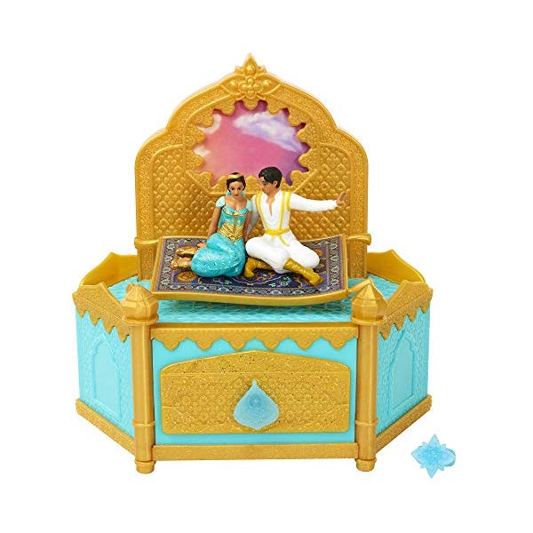ディズニープリンセス ジャスミン アラジン ジュエリーボックス 歌う グッズ おもちゃ Aladdin Disney Musical Jewelry Box w...